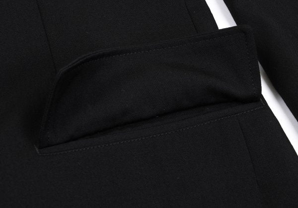 Yohji Yamamoto POUR HOMME Asymmetrical Jacket Black Size 3