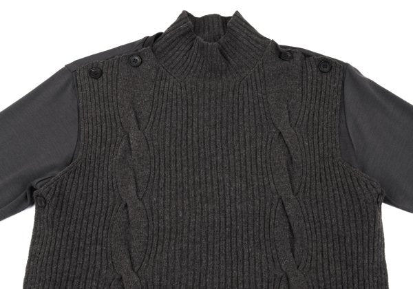 Yohji Yamamoto PH 97AW Detachable Cable Top Brown Size M
