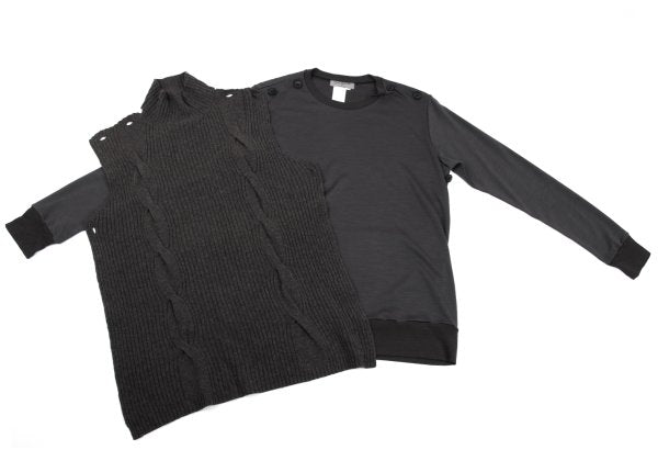 Yohji Yamamoto PH 97AW Detachable Cable Top Brown Size M