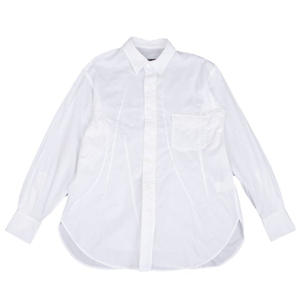 Yohji Yamamoto PH Replica 94SS Curve Tuck Shirt White Size 2