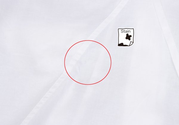 Yohji Yamamoto PH Replica 94SS Curve Tuck Shirt White Size 2