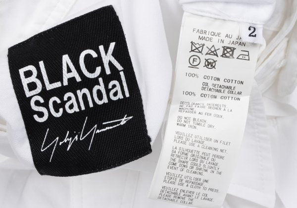 BLACK Scandal Yohji Yamamoto 19SS Shirt White Size 2