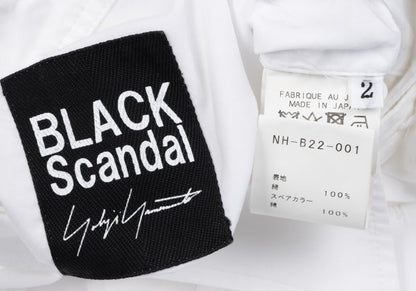 BLACK Scandal Yohji Yamamoto 19SS Shirt White Size 2