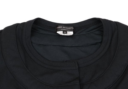 COMME des GARCONS HOMME PLUS 20SS Poly Cardigan Black Size M