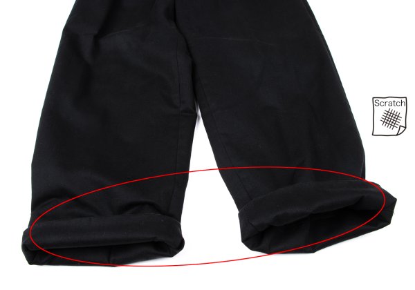 COMME des GARCONS HOMME Padded Cotton Pants Black Size S