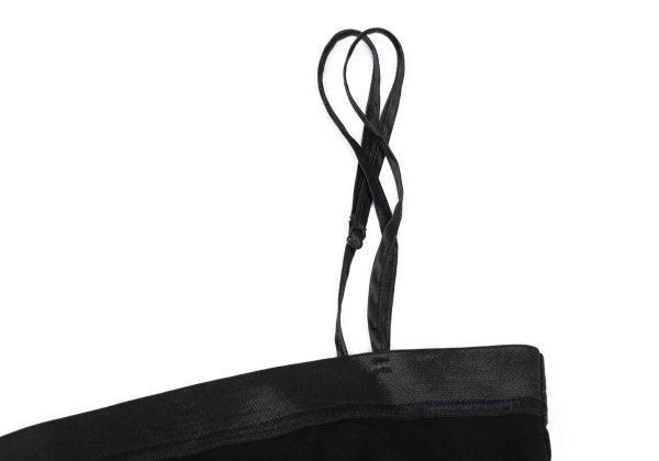 Yohji Yamamoto FEMME Logo Tag Cotton Camisole Black Size 2