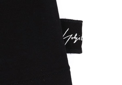 Yohji Yamamoto FEMME Logo Tag Cotton Camisole Black Size 2