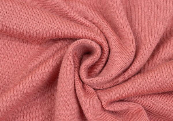 NON NO Wool Layered Design Sweater Pink Bordeaux Size M