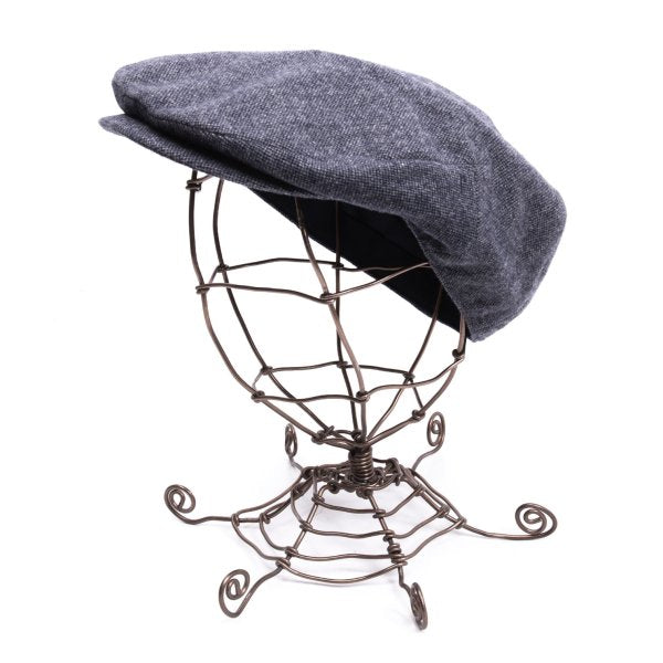 Papas Navy Gray Wool Casquette Hat Size L