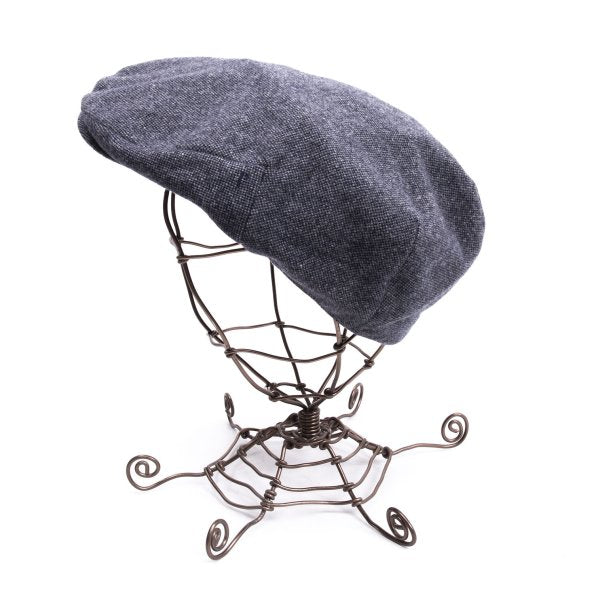 Papas Navy Gray Wool Casquette Hat Size L