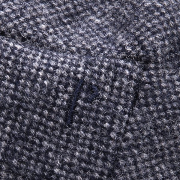 Papas Navy Gray Wool Casquette Hat Size L