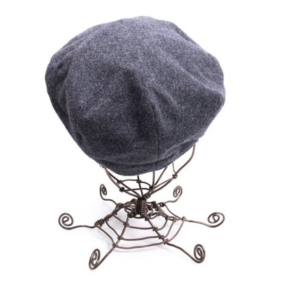 Papas Navy Gray Wool Casquette Hat Size L