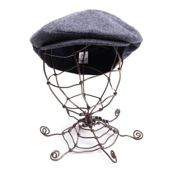 Papas Navy Gray Wool Casquette Hat Size L