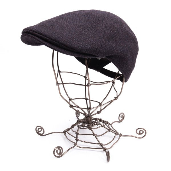 Papas Wool Casquette Wine Black