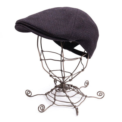 Papas Wool Casquette Wine Black