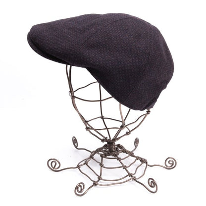 Papas Wool Casquette Wine Black