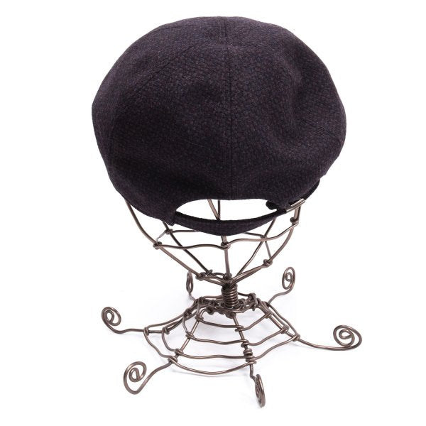 Papas Wool Casquette Wine Black