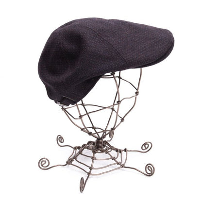 Papas Wool Casquette Wine Black