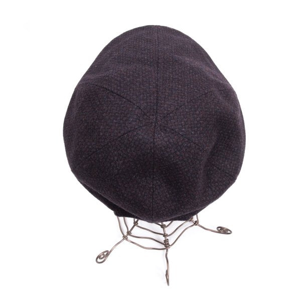 Papas Wool Casquette Wine Black