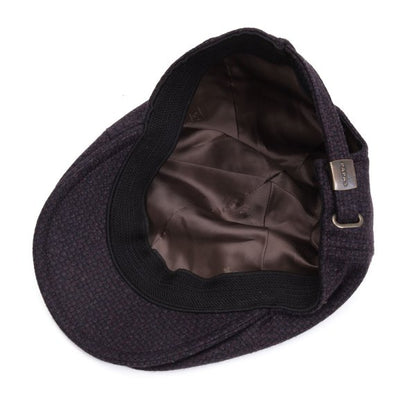 Papas Wool Casquette Wine Black