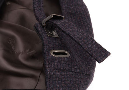 Papas Wool Casquette Wine Black