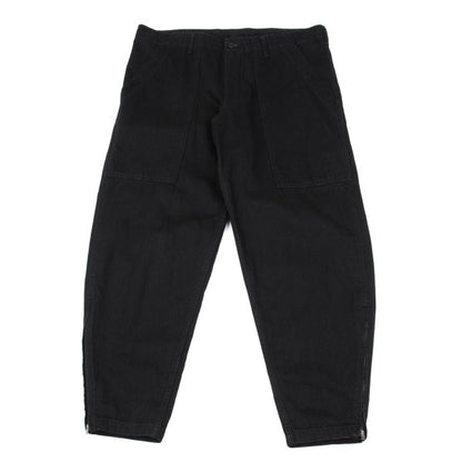 BLACK Scandal YY 22AW Hem Zip Baker Denim Black Size 2