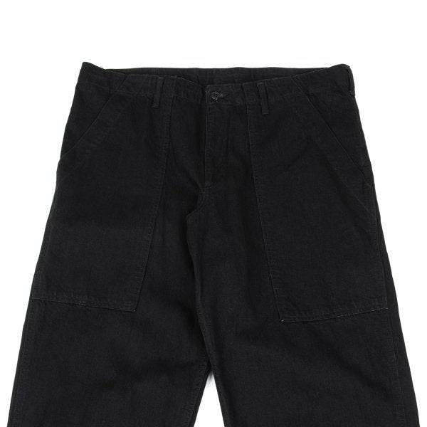 BLACK Scandal YY 22AW Hem Zip Baker Denim Black Size 2