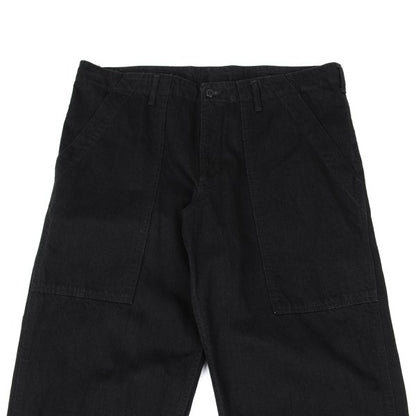 BLACK Scandal YY 22AW Hem Zip Baker Denim Black Size 2