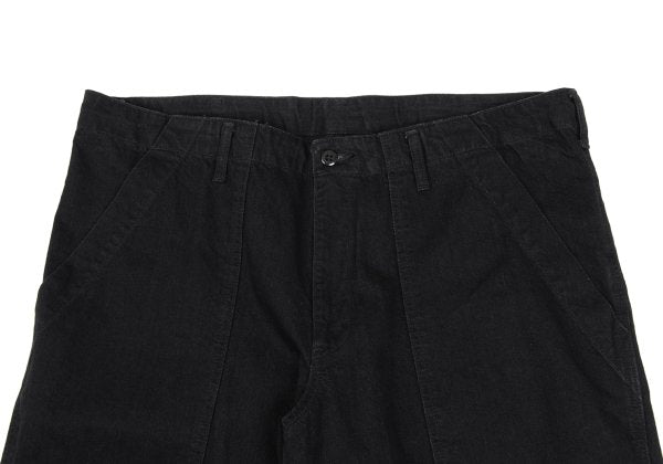 BLACK Scandal YY 22AW Hem Zip Baker Denim Black Size 2