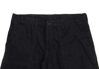 BLACK Scandal YY 22AW Hem Zip Baker Denim Black Size 2