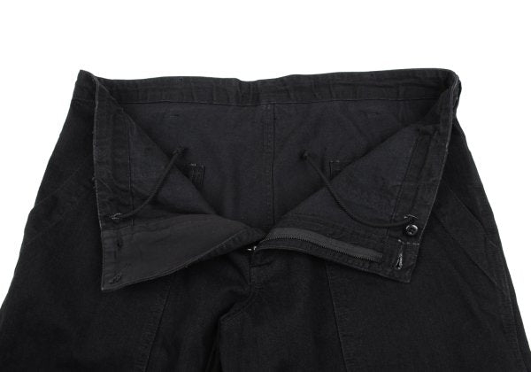 BLACK Scandal YY 22AW Hem Zip Baker Denim Black Size 2