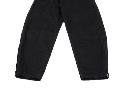 BLACK Scandal YY 22AW Hem Zip Baker Denim Black Size 2