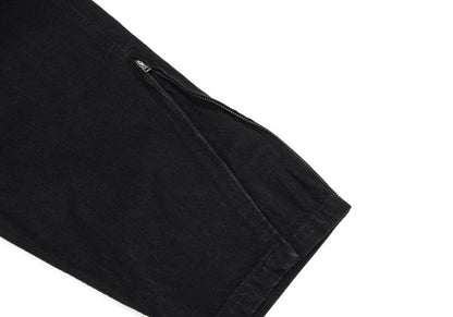 BLACK Scandal YY 22AW Hem Zip Baker Denim Black Size 2