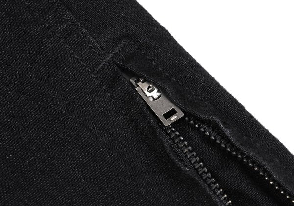 BLACK Scandal YY 22AW Hem Zip Baker Denim Black Size 2