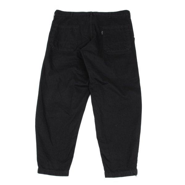 BLACK Scandal YY 22AW Hem Zip Baker Denim Black Size 2