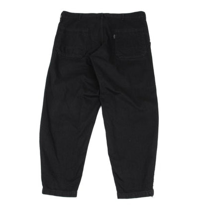 BLACK Scandal YY 22AW Hem Zip Baker Denim Black Size 2