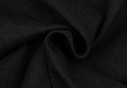 BLACK Scandal YY 22AW Hem Zip Baker Denim Black Size 2