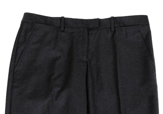 Maison Martin Margiela Wool Center Pants Charcoal Size 44