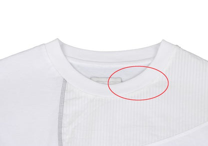 FENG CHEN WANG Seam Detail Logo T-Shirt White Size M