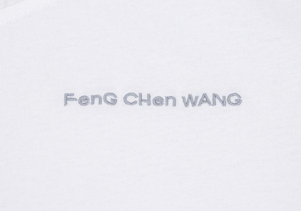 FENG CHEN WANG Seam Detail Logo T-Shirt White Size M