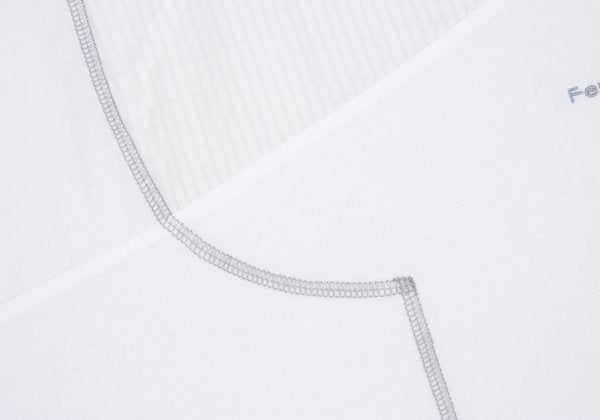 FENG CHEN WANG Seam Detail Logo T-Shirt White Size M
