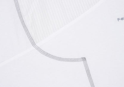 FENG CHEN WANG Seam Detail Logo T-Shirt White Size M