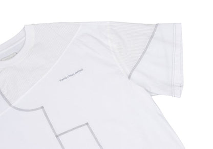 FENG CHEN WANG Seam Detail Logo T-Shirt White Size M
