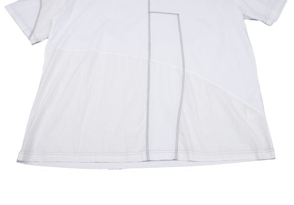 FENG CHEN WANG Seam Detail Logo T-Shirt White Size M