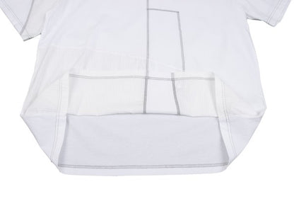 FENG CHEN WANG Seam Detail Logo T-Shirt White Size M
