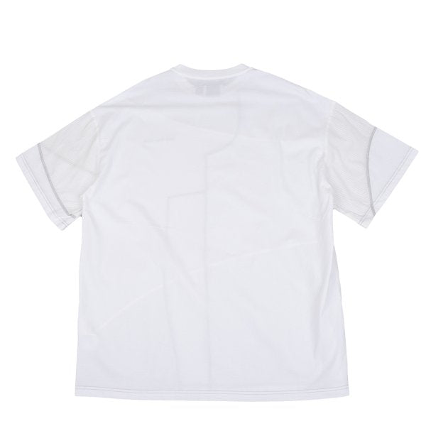 FENG CHEN WANG Seam Detail Logo T-Shirt White Size M