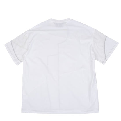 FENG CHEN WANG Seam Detail Logo T-Shirt White Size M