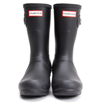 HUNTER Rubber Rain Boots Black Size 23CM