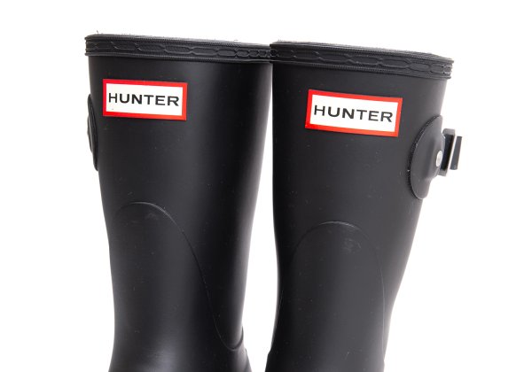 HUNTER Rubber Rain Boots Black Size 23CM