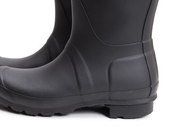 HUNTER Rubber Rain Boots Black Size 23CM